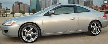 20 inch Bigg Bill Chrome Wheels on Honda Accord
