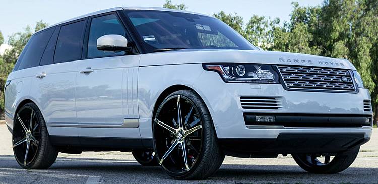 Diablo Dagger Custom Wheels on Land Rover