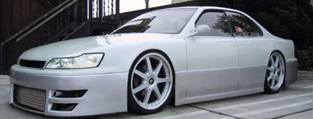 Lexus with 18x7.5 K-2 silver w/machined lip