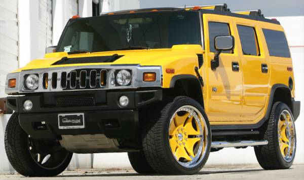 Giovanna Bragg Color Matched Wheels for Hummer H2