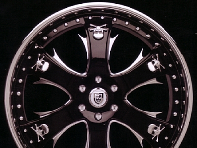 Lexani Wheels on Lexani Lt704 Black With Chrome Skulls Lt 704 Optional 2tone Swarovski