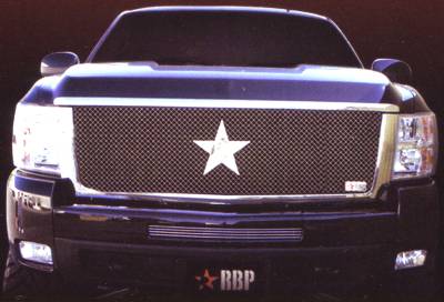 SILVERADO SHOWN WITH RBP RL GRILLE PACKAGE