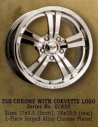 Z50 Chrome with Corvette Logo