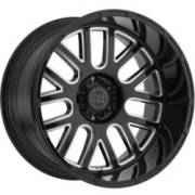 Black Rhino Pismo Gloss Black Milled Wheels