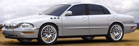 HRE 540 custom alloy wheels on Buick Park Avenue