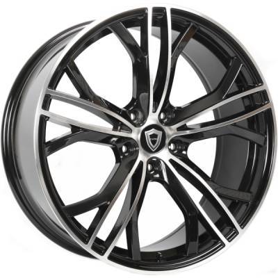 Capri 5189 Gloss Black Machined Wheels