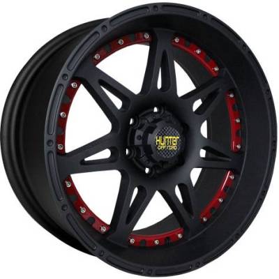 Hunter Off-Road HT80 Black with Red Inserts