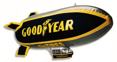 Goodyear inflatable blimps