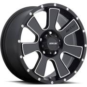 MKW M90 Satin Black Machined Wheels