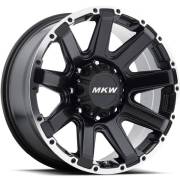 MKW M94 Satin Black Machined Wheels