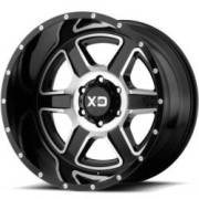 XD832 Fusion Gloss Black Machined Wheels